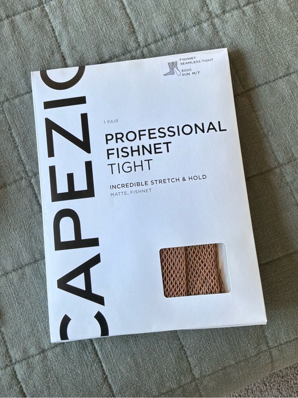 Capezio Fishnet Tights in Nude Tone